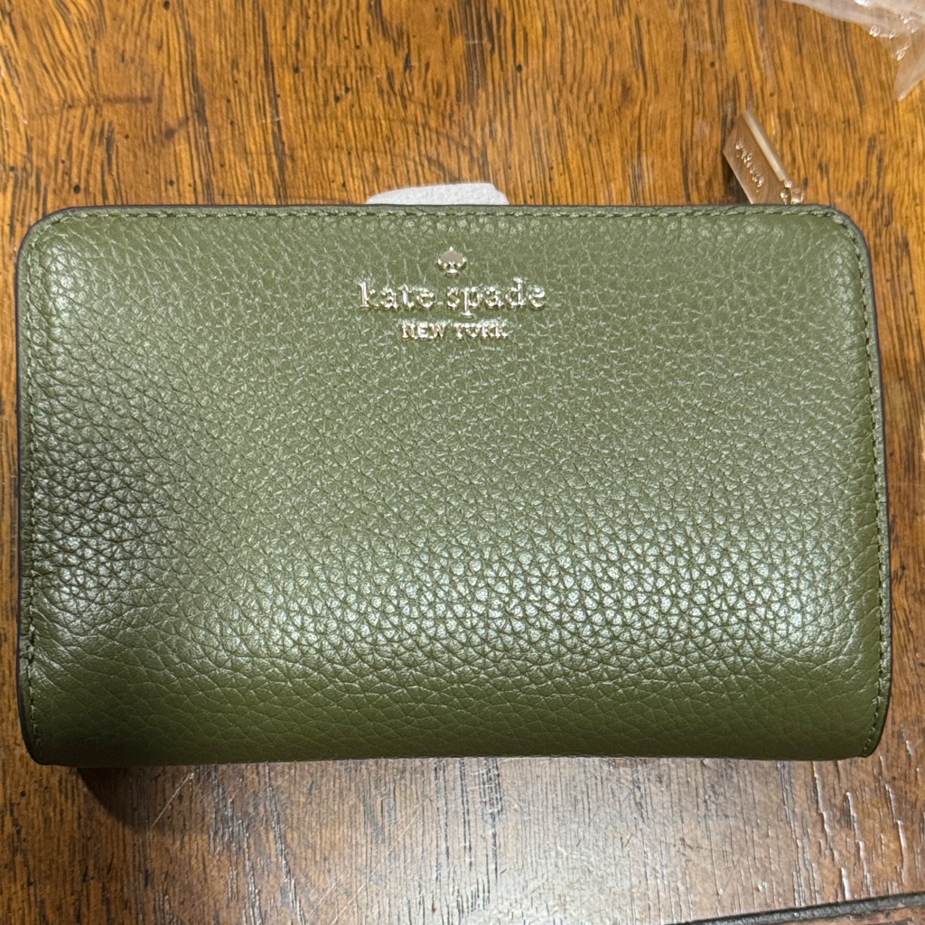Kate Spade Forest Green Leather Wallet Kate Spade Forest Green Leather Wallet